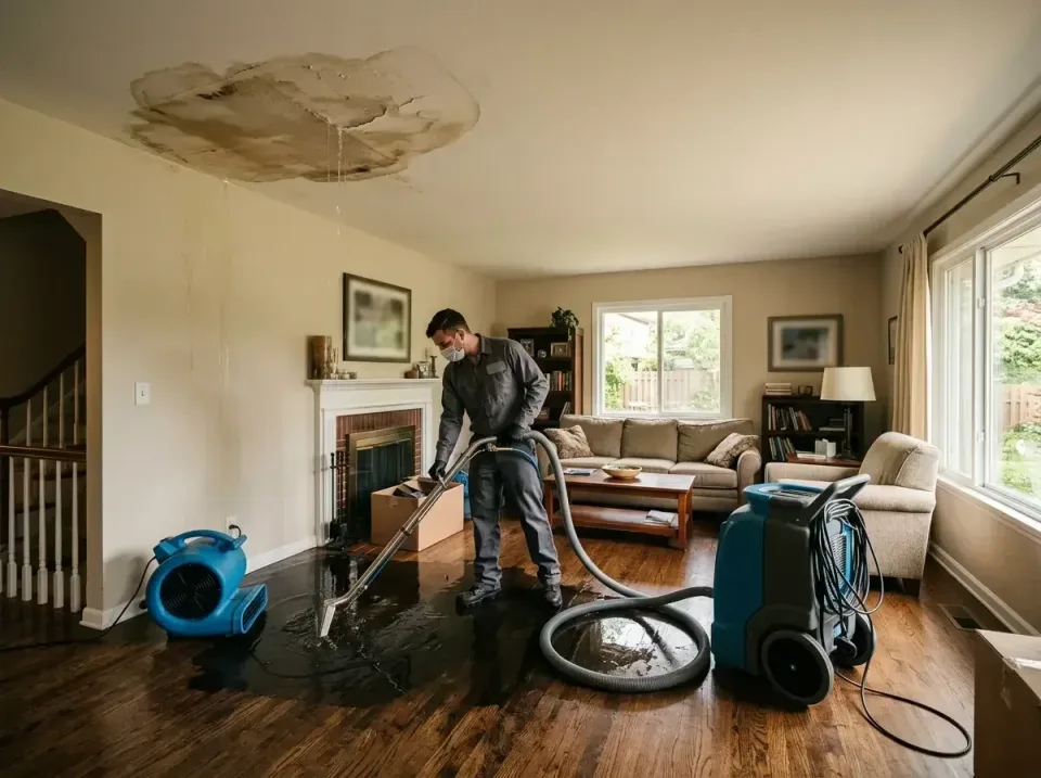 attic-pipe-burst-ceiling-drip-008 — frequently asked questions, Water Damage Restoration & Carpet Care in Pearl River, MS